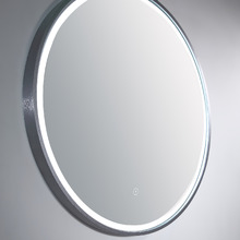 Sphere 61cm Aluminium LED Mirror